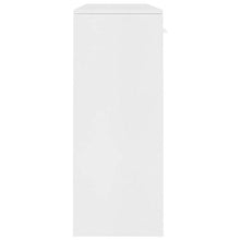 Tidyard Credenza con 7 Cassetti Bianca 50x34x96 cm in Truciolato, Credenza Cucina Moderna, Cassettiera per Salotto e Cucina
