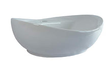 warenplus2014 - Lavabo in ceramica piccolo quadrato, bianco, montaggio a parete, 40,5 x 21 x 10 cm