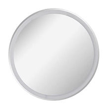 Fackelmann - Set di mobili da bagno 5 pezzi Lima con lavabo in ceramica 60 cm e specchio rotondo a LED