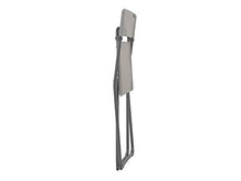 Lafuma Sedia pieghevole compatta, Utilizzo in terrazza, giardino e balcone, Balcony, Batyline, Grigio, LFM2600-8556
