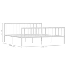 SKM Giroletto Bianco in Metallo 180x200 cm (25.9kg)