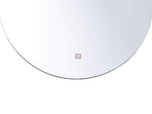 Beliani Specchio da Bagno a Parete Ovale con Illuminazione LED 60 x 80 cm Mazille