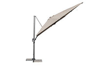 Rigamonti Ombrellone 3x4 a Braccio Retrattile in aluminio e Poliestere, Girevole a 360°