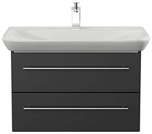 Mobile bagno con lavabo Geberit MyDay 80cm nero satinato