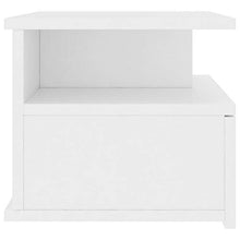 SKM Comodino Pensile Bianco 40x31x27 cm in Truciolato