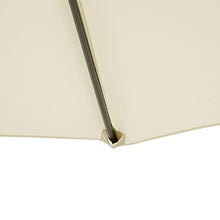 Outsunny Ombrellone Decentrato Giardino Parasole Ferro 3M con Protezione UV Beige