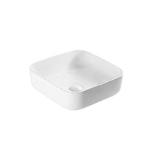 Lavabo, Ceramica, Quadrato Bianco, Lavabo da Appoggio. Lavabo da Appoggio