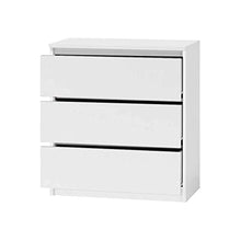 Selsey Cassettiera CLINO 4 (3 cassetti, Bianco)