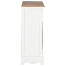 vidaXL Credenza Elegante Carattere Rustico Solida Raffinata Pulizia Facile Classica Buffet Madia Mobiletto Armadio Bianco Legno Massello