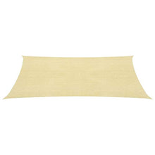 vidaXL Vela Parasole 160 g/m² Beige 2x2,5 m in HDPE