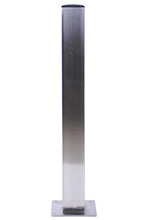 Gamba da tavolo quadrata in acciaio inox, 105 cm, 8 x 8 cm, colore: Nürnberg