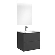 Salgar Optimus Set Mobile da Bagno, Truciolato, Nero Opaco, Extra Grande