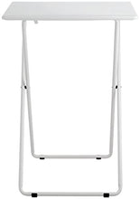 Habitat Airo - Tavolo pieghevole in metallo, colore: Bianco 162/6050