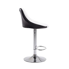 GroBKau - Set di 2 sgabelli da bar con schienale, colore: Grigio