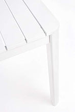 Tavolo da Esterno Giardino Bianco in Metallo Alluminio Skipper