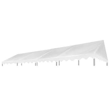 E E-NICES Tetto per Tendostruttura 4 x 8 m Bianco 450 g/m²