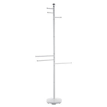 FERIDRAS 154008-B Piantana Portasciugamani, Bianco, 15x31x177 cm