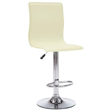 vidaXL Sgabelli da Bar 2 pz Crema in Similpelle