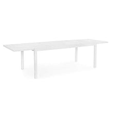 Bizzotto Tavolo Egil 200-300x100 Alluminio Bianco cod.0662169