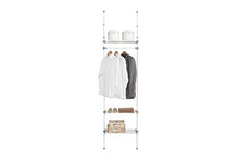 Kit Closet Vestidor 3 Baldas Armadietti per Interni, Bianco, 240/280 x 68 x 25