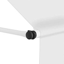 vidaXL Tenda da Sole Retrattile 300 cm da Balcone Strisce Blu/Giallo Parasole
