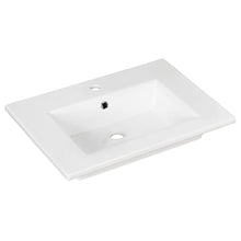 Fackelmann - Set mobili da bagno B.Perfect, 3 pezzi, con mobiletto sottolavello, con lavabo in ceramica da appendere, 60 cm e armadietto a specchio a LED