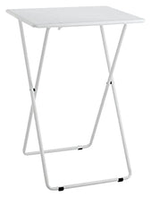 Habitat Airo - Tavolo pieghevole in metallo, colore: Bianco 162/6050