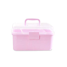 TOMYEER Medicine Cabinet Storage Medicine Box Scatola di Plastica Medicina Contenitore Medicina Armadietti Pillola M