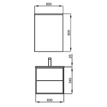 Salgar Optimus Set Mobile da Bagno, Truciolato, Nordick, Extra Grande