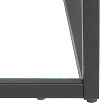 AC Design Furniture Nino Comodino con 1 Ripiani, L: 45 x A: 50.5 x P: 40 cm, Nero, Metallo, 1 pz