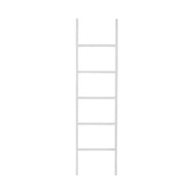 HOLZBRINK porta asciugamani appendiabiti porta asciugamani scala vintage, Elements 170x40 cm (alt x larg), bianco, HLL-170-40-9016