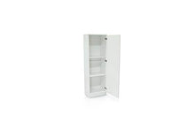 Dmora Armadio 1 Anta, Legno, Bianco, 46 x 148 x 34 cm