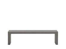 Beliani Panchina da Giardino in Simil Cemento Grigio 3 Posti 40 x 150 x 40 cm TARANTO