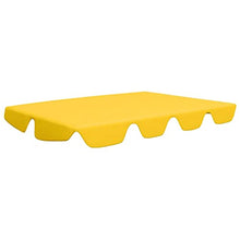 vidaXL Baldacchino per Dondolo Giardino Arancione 192x147 cm 270 g/m²