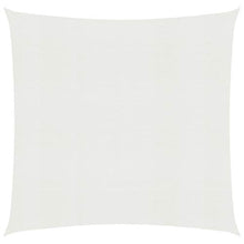 vidaXL Vela Parasole 160 g/m² Bianca 5x5 m in HDPE