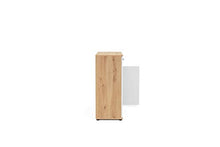 FINORI Comò, Legno ingegnerizzato, Artisan/Bianco, B/H/T: 60 x 85 x 35 cm