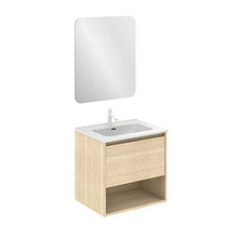Amizuva Niwa Mobile da bagno, in legno, 60 cm, 3 pezzi