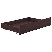 vidaXL Giroletto con 2 Cassetti Marrone Scuro Legno di Pino 90x200 cm