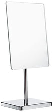Axentia Specchio da Tavolo Rettangolare angolo regolabile con base cromata, 21 x 22 x 9 cm, Argento