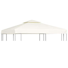 UnfadeMemory Telo Impermeabile Ricambio per Gazebo 310g/m² Bianco Crema 3x3m