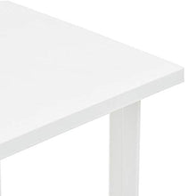 E E-NICES Tavolo da Giardino Bianco 78x75x72 cm in Plastica