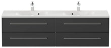 Mobile bagno Colossos 160 nero satinato