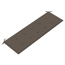 vidaXL Panca da Giardino con Cuscino 157 cm in Massello di Acacia