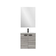 Amizuva Aneko Mobile Bagno, Legno, Grigio sabbiato, 50 x 50 x 35