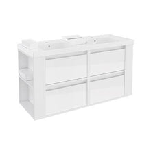 Bath+ – 4 cassetti Mobile da Bagno con lavabo in Resina 2 in Bsmart