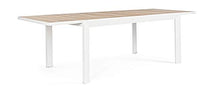 Bizzotto Tavolo Allungabile Delmar Bianco 160-240x100 cod.0663078