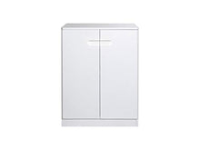 Mobile lavabo bianco a 2 ante, 600 mm, per lavabo da pavimento