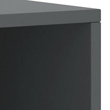 vidaXL Comodini 2 pz Grigio Scuro 35x30x40 cm in Pino Massello