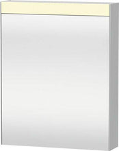 Duravit Better - Armadietto con specchio, 610 mm, 1 anta a specchio, con battuta destra