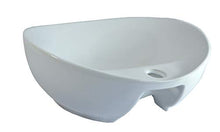 warenplus2014 - Lavabo in ceramica piccolo quadrato, bianco, montaggio a parete, 40,5 x 21 x 10 cm